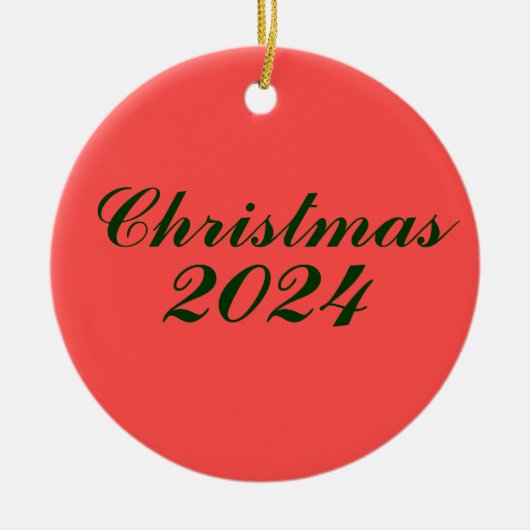 kerstfeestdag - speciaal Ornament (Voorkant)