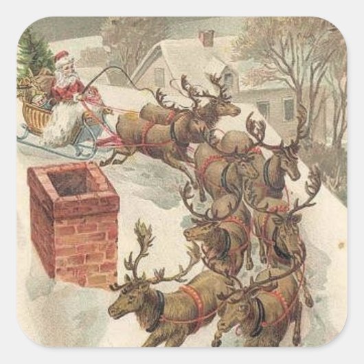 Kerstfeestdag sticker (Voorkant)