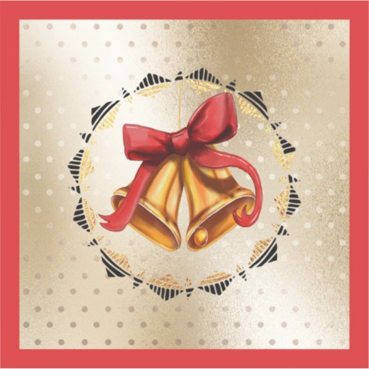 Kerstfeestdag Sticker met azijn (Voorkant)