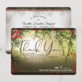 Kerstfeestdag Sympathie Kaart (Voorkant / Achterkant)