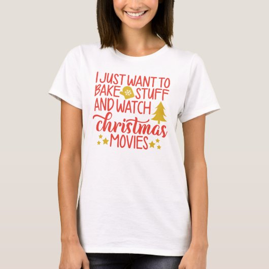 Kerstfeestdag T-shirt voor dames (Voorkant)