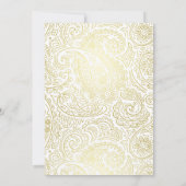 Kerstfeestdag Tea Party Kaart (Achterkant)