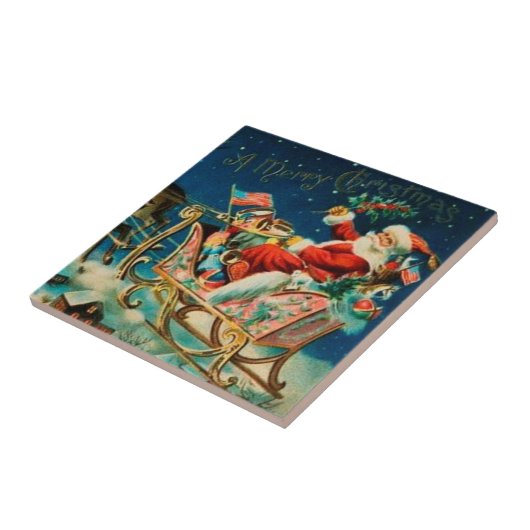  kerstfeestdag tegeltje (Zijkant)