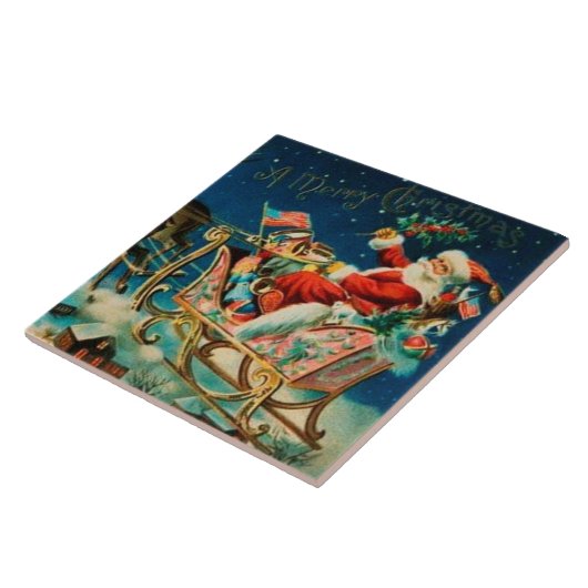  kerstfeestdag tegeltje (Zijkant)