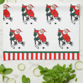 Kerstfeestdag Theedoek (Gevouwen)