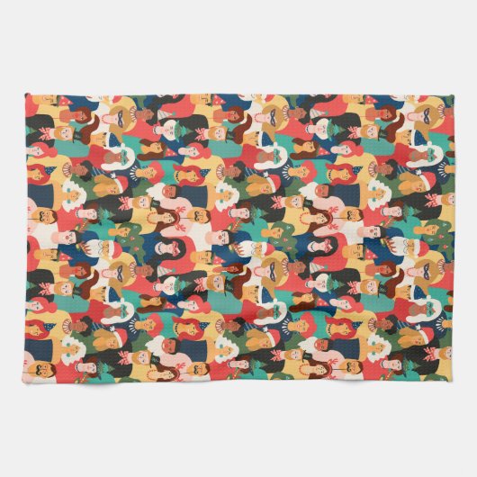 Kerstfeestdag Theedoek (Horizontaal)