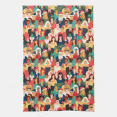 Kerstfeestdag Theedoek (Verticaal)