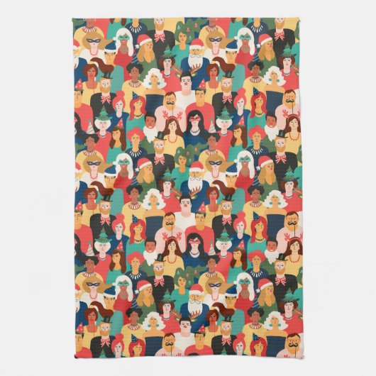 Kerstfeestdag Theedoek (Verticaal)