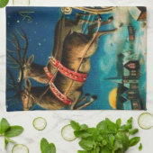  kerstfeestdag theedoek (Gevouwen)