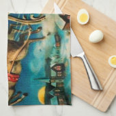  kerstfeestdag theedoek (Quarter Fold)