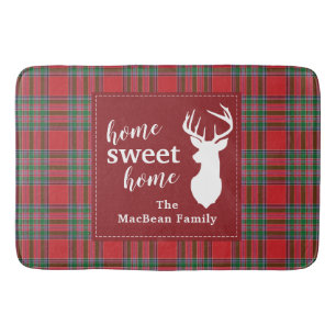 Kerstfeestdag thuis Sweet MacBean Tartan Badmat