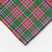 Kerstfeestdag thuis Sweet MacBean Tartan Fleece Deken (Hoek)