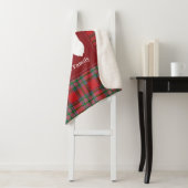 Kerstfeestdag thuis Sweet MacBean Tartan Sherpa Deken (In situ)