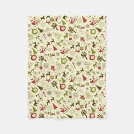 Kerstfeestdag tradities fleece deken