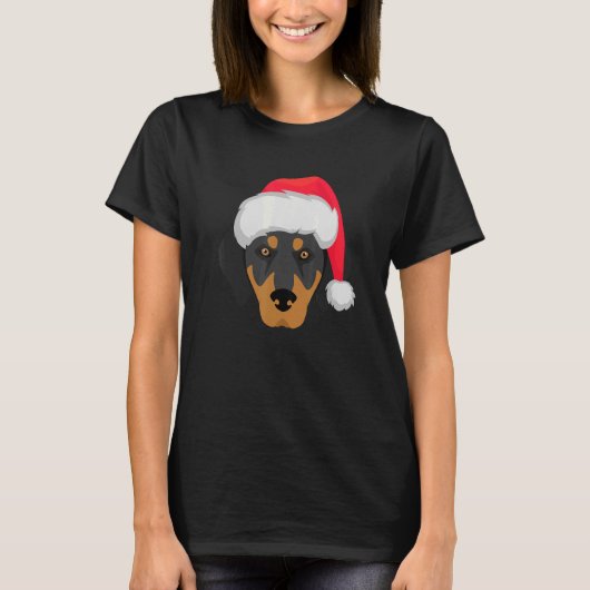 Kerstfeestdag Transsylvania Hound Dog Mam Pap S T-shirt (Voorkant)