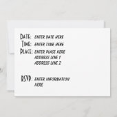 Kerstfeestdag Uitnodiging Greyhounds (Achterkant)