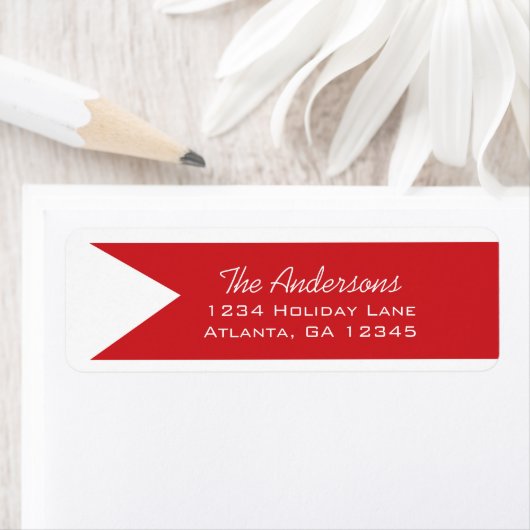 Kerstfeestdag van de Review van een jaar Etiket (Insitu)