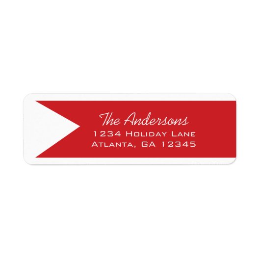 Kerstfeestdag van de Review van een jaar Etiket (Voorkant)