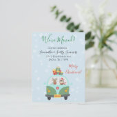 Kerstfeestdag Verplaatsende aankondiging We zijn v (Staand voorkant)