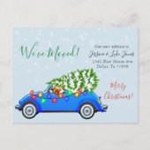 Kerstfeestdag Verplaatsende aankondiging We zijn v (Voorkant)