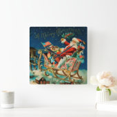  kerstfeestdag vierkante klok (Huis)