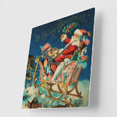  kerstfeestdag vierkante klok (Hoek)