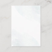 kerstfeestdag visitekaartje (Achterkant)