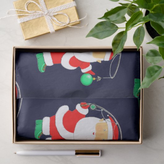 Kerstfeestdag Vist Tissuepapier (Geschenk)