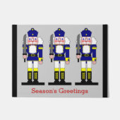 kerstfeestdag, voedingskraker Soldier, aangepaste  Deurmat (Voorkant)