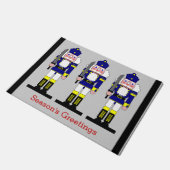 kerstfeestdag, voedingskraker Soldier, aangepaste  Deurmat (Schuin)