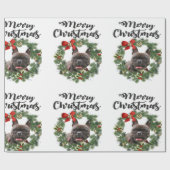 kerstfeestdag voor arena's cadeaupapier (Vlak)