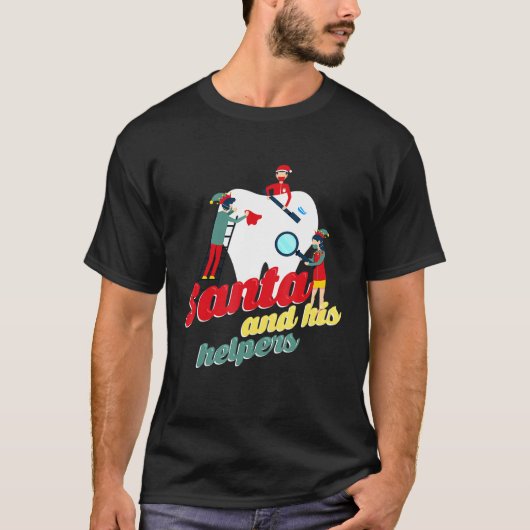Kerstfeestdag voor assistenten t-shirt (Voorkant)