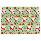 Kerstfeestdag voor Basketball Groot Cadeauzakje (Voorkant)