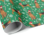 kerstfeestdag voor de hond cadeaupapier (Rol Hoek)