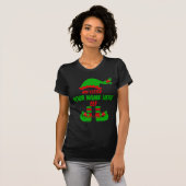kerstfeestdag voor Elf-familie T-shirt (Voorkant volledig)