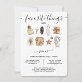 Kerstfeestdag voor favoriete feestdagen kaart (Voorkant)