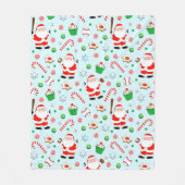 Kerstfeestdag voor honkbal fleece deken (Voorkant)