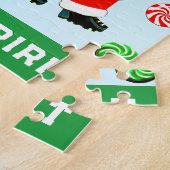 Kerstfeestdag voor honkbal legpuzzel (Zijkant)