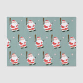 Kerstfeestdag voor honkbal tissuepapier (Voorkant)