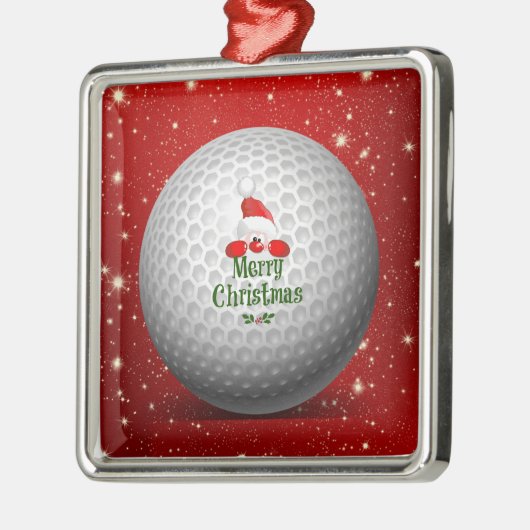 kerstfeestdag voor kerstcadeautjes metalen ornament (Links)