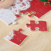 Kerstfeestdag voor Kerstmis en Kerstmis Legpuzzel (Zijkant)