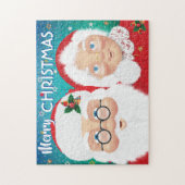 Kerstfeestdag voor Kerstmis en Kerstmis Legpuzzel (Verticaal)