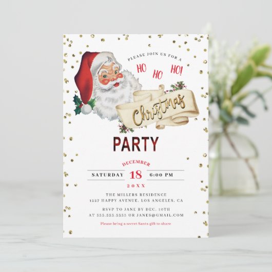  kerstfeestdag voor kerstmis kaart (Staand voorkant)