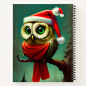 kerstfeestdag voor kerstmis notitieboek (Achterkant)