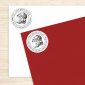  kerstfeestdag voor kerstmis ronde sticker