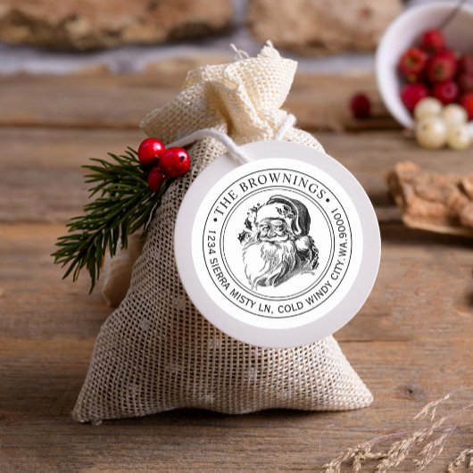  kerstfeestdag voor kerstmis ronde sticker