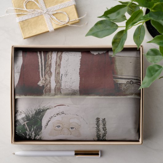 kerstfeestdag voor kerstmis tissuepapier (Geschenk)