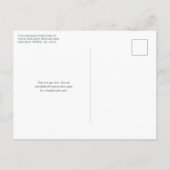  kerstfeestdag voor kerstmis uitnodiging briefkaart (Achterkant)