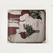  kerstfeestdag voor kerstmis wandkleed (Voorkant (horizontaal))