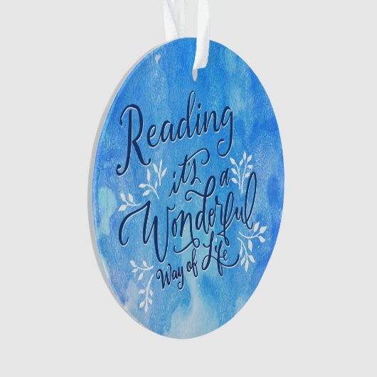 Kerstfeestdag voor lezingen ornament (voorkant)